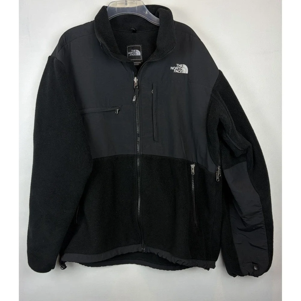 The North Face Retro Denali Jacket Men L Black Fleece Full Zip Polartec Gorpcore